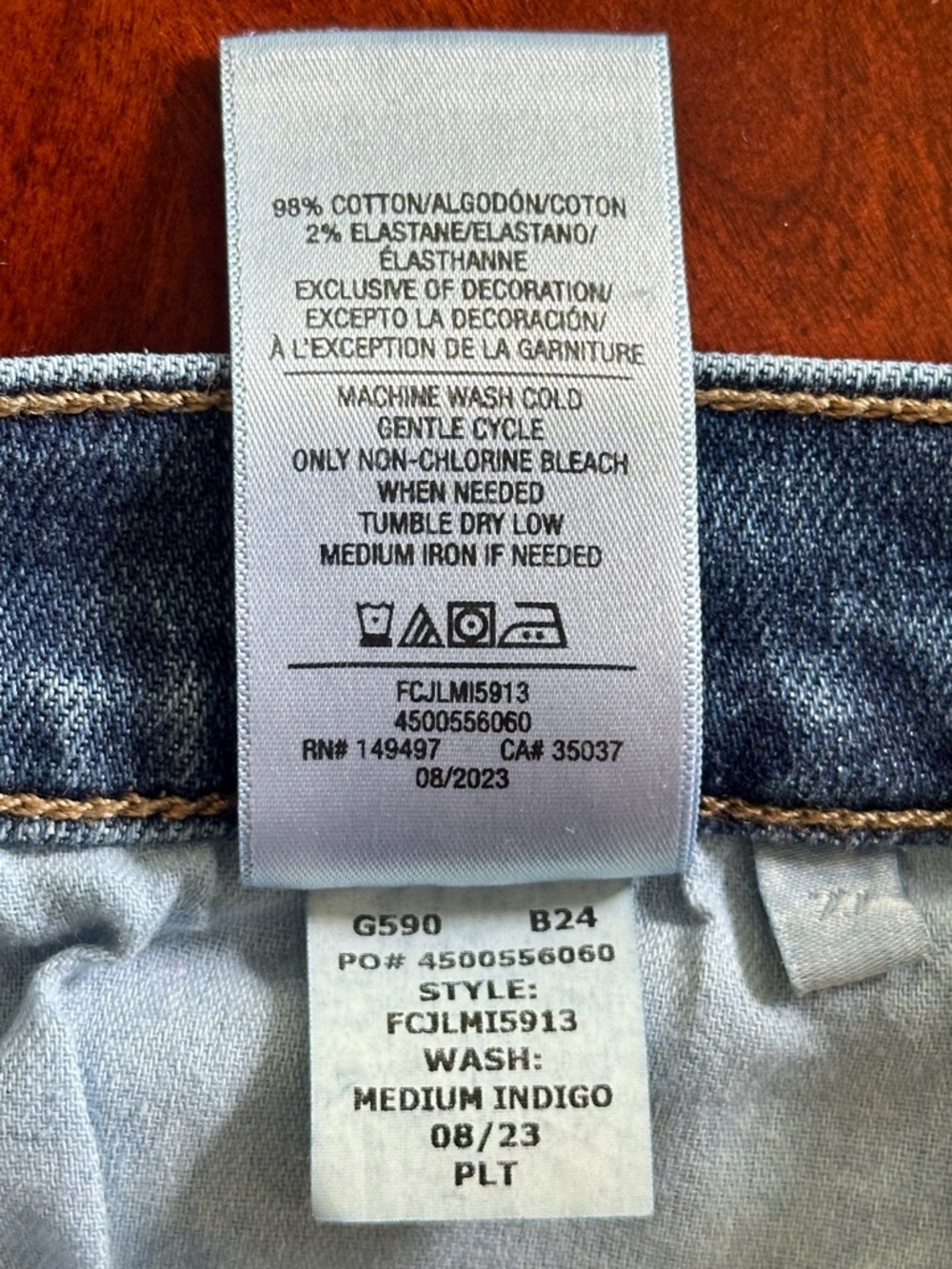 Favorite Daughter Valentina Shortie Jean Medium Indigo Blue Women’s 27 Petite - Picture 15 of 15